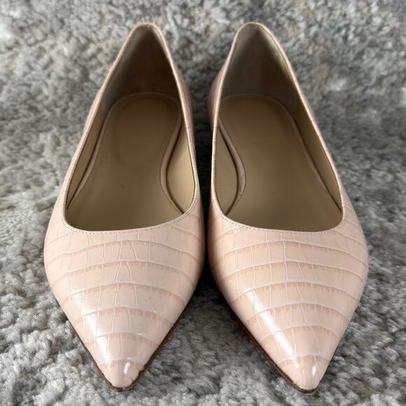 M Gemi Size 38EUR US7 Flats Slip On Pointed Toe Shoes Pink Casual Walking - Picture 2 of 8